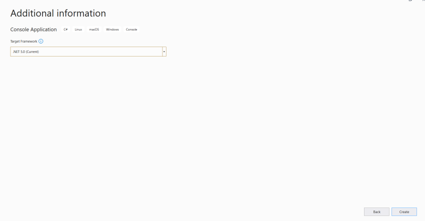 Commandline tools using .Net 5